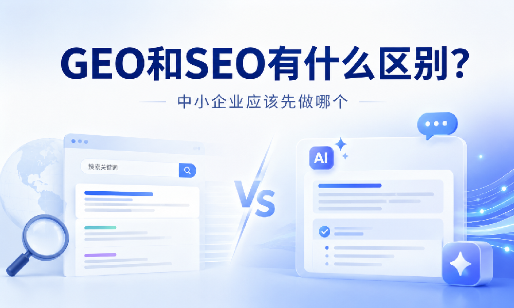 GEO和SEO有什么区别？中小企业应该先做哪个？